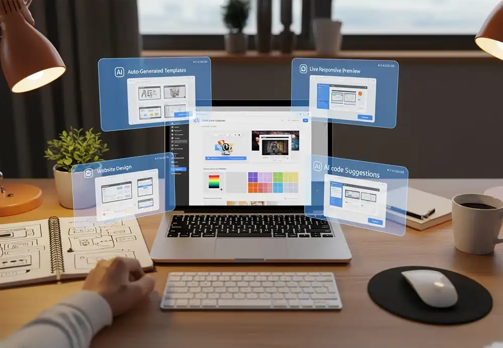 Tren Desain Web Modern dan AI Tools